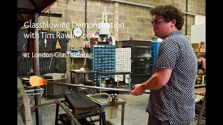 Online Demonstration with Tim Rawlinson  Fabrica Platters  London Glassblowing [upl. by Nollek952]