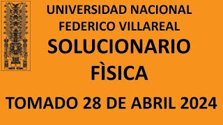 SOLUCIONARIO DE EXAMEN DE ADMISIÒN UNFV  TOMADO 28 DE ABRIL 2024 [upl. by Margreta367]