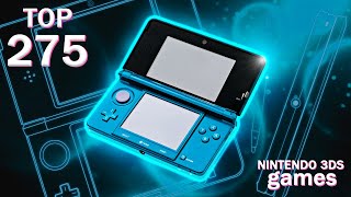 TOP 275 NINTENDO 3DS GAMES [upl. by Zurc]