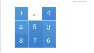 How to solve 8 pieces Sliding Puzzle [upl. by Atikcir]