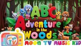 ABC Song in the Woods  Learn the Alphabet with MoonTV  Song for kids [upl. by Eduj]