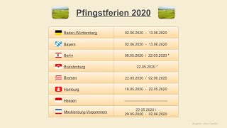 Pfingstferien 2020 [upl. by Aridnere]