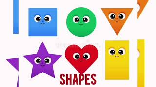 shape song for kids ll shape learn with funkidslearning [upl. by Zuliram358]