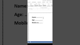 Creating Dotted Line for Paragraph Indentation in Word  Using Tab to Set FixedDistance Dot Line [upl. by Phyllis]