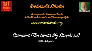 3 Tenor Mute TAG Crimond The Lords My Shepherd TTBB A Cappella Synth V [upl. by Hicks374]