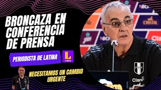 🗣️PERIODISTA DE LATINA DISCUTE CON JORGE FOSSATI EN CONFERENCIA DE PRENSA  ¡SE PUSIERON EL PARCHE [upl. by Hecht]