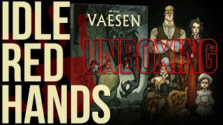 Unboxing Vaesen RPG by Free League  Nordic Horror Roleplaying  Kickstarter Lindworm Pledge Level [upl. by Pontias]