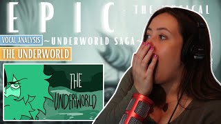 Only Nightmares in THE UNDERWORLD  EPIC The Musical  Vocal Coach Reaction amp Analysis [upl. by Anaugal]