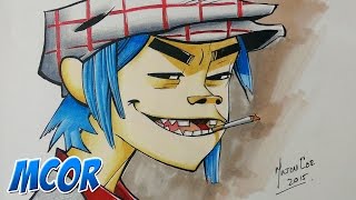 Dibujando a 2D de Gorillaz [upl. by Dominga]