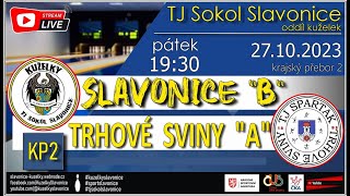 KP2  27102023  Slavonice B vs Trhové Sviny A [upl. by Alimak]