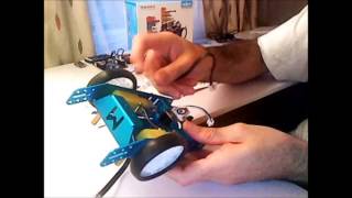 Review on mBot robot 2nd part Mounting the robot [upl. by Nerrej634]