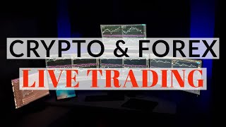 CRYPTO amp FOREX LIVE TRADING  LONDON OPEN SESSION [upl. by Golden]