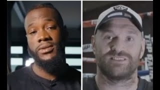 Tyson Fury vs Deontay Wilder PreFight Messages 😂 [upl. by Ruyle]