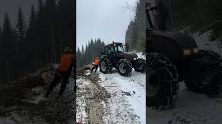 VALTRA FAIL 🚜🌲 valtra logging stihl lumberjack fyp norway tractor [upl. by Rask]