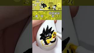 I drew Duck Jelly colorbox mustard mod Incredibox Sprunki with a Water Painting Pen [upl. by Rehpetsirhc]