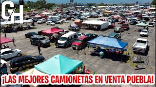 ¡CAMIONETAS y AUTOS EN VENTA TIANGUIS METRÓPOLI PUEBLA  Gabo Herrera 14 [upl. by Fachini]