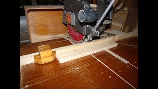 Making Stop Blocks for the Radial Arm Saw [upl. by Pope93]