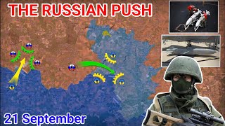 Russian forces continue to push in Kursk amp Pokrovsk 21 September 2024 [upl. by Allred815]