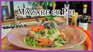 Mancare de Mazare cu Pulpe de Pui Smantana si Pecorino Romano  Chef Florin Arvunescu [upl. by Davidoff770]