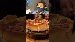 Se Liga na Espessura Dessa Pizza pizza food y viral italia brasil massa [upl. by Newlin]