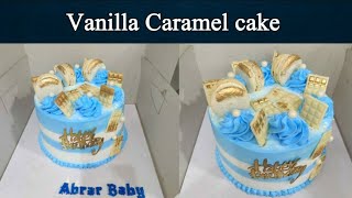 vanilla caramel cake NadiyaTanvir [upl. by Stich]