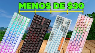 👉TOP 5 MEJORES TECLADOS MECANICOS BARATOS POR MENOS DE 30 DOLARES [upl. by Ellemaj]