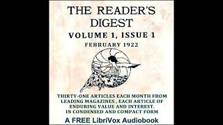 The Readers Digest Volume 1 Issue 1 by Various read by Various  Full Audio Book [upl. by Millman]