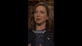 A bit of tension between Bret Baier and Kamala Harris SNL [upl. by Ran]