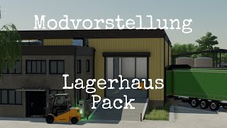 LS22 Mods Ps4 Lagerhaus Pack Modvorstellung Ps4Ps5XbsXb1PCMac [upl. by Aisiat]