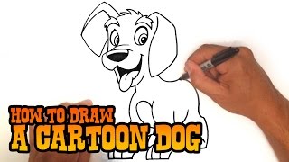 How to Draw a Dog Puppy Drawing 🐶 [upl. by Crowns]