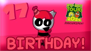 17th Birthday  BFDI x II 2024 Tour Announcement [upl. by Corbin]