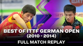 FULL MATCH  ZHANG Jike CHN vs FAN Zhendong CHN  MS QF  2013 German Open [upl. by Eecram]