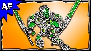 Lego Bionicle LEWA Uniter of Jungle 71305 Stop Motion Build Review [upl. by Eirrot]