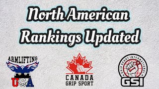 North American Grip Sport Rankings Updated 942024 Ft Eric Roussin [upl. by Naamann]