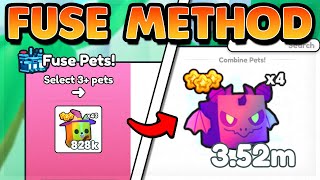 The BEST FUSING METHOD To Get SUPERIOR PETS In PET SIMULATOR 99 BEST METHOD And MUCH MORE [upl. by Siraval]