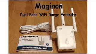 Maginon Dual Band WiFi Range Extender [upl. by Jorry]