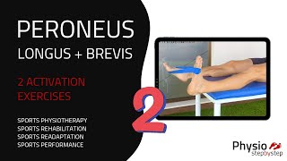 PERONEUS LONGUS  BREVIS  2 Activation Exercises [upl. by Anneirda306]