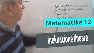 Ushtrime matematika12 Inekuacione linearë [upl. by Euqinna]