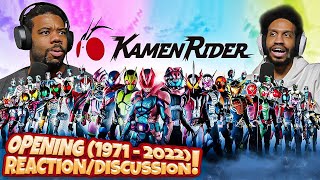 Reacting and Discussing Every Kamen Rider Opening 19712022 [upl. by Meuse917]