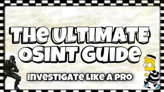 The Ultimate OSINT Guide   Trace People Like a Pro [upl. by Ailene442]