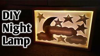 DIY Night Lamp Brighten Up Your Room With This Simple Project diy homedecor somiclive [upl. by Atnwahsal838]