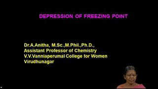 Depression of Freezing Point [upl. by Gnak]