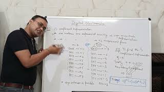 Basic Electronics  Ones Complement and Twos Complement representation continued [upl. by Attej147]