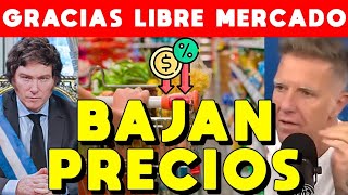 BAJAN PRECIOS SUPERMERCADOS 🚨 MILEI TENÍA RAZÓN FIN INFLACIÓN Y LIBRE MERCADO ARREGLA ECONOMÍA [upl. by Nwadrebma]