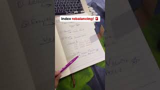 Stock Market Index Rebalancing shorts stock marketing [upl. by Azmuh]