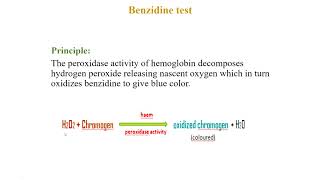 Benzidine test [upl. by Victorie]