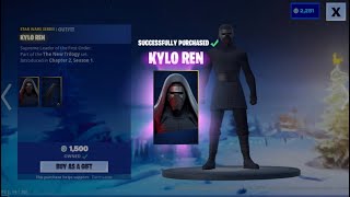 HOW TO GET THE quotKYLO RENquot SKIN FOR FREE IN FORTNITE CHAPTER 2 Fortnite X Star Wars [upl. by Ennaesor866]