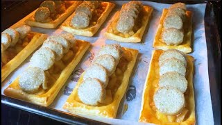 Feuilletés boudin blanc et pommes [upl. by Yerhcaz]