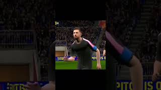 MESSI Free kick goalshortvideoefootballyoutubeshortsfifamessi pesmobileshortsfeedshorts😊😊😊 [upl. by Nomahs]