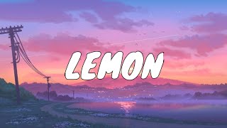 Lemon  Cover Kobasolo amp Harutya  Lyrics  Lyrics video [upl. by Nosirrah]